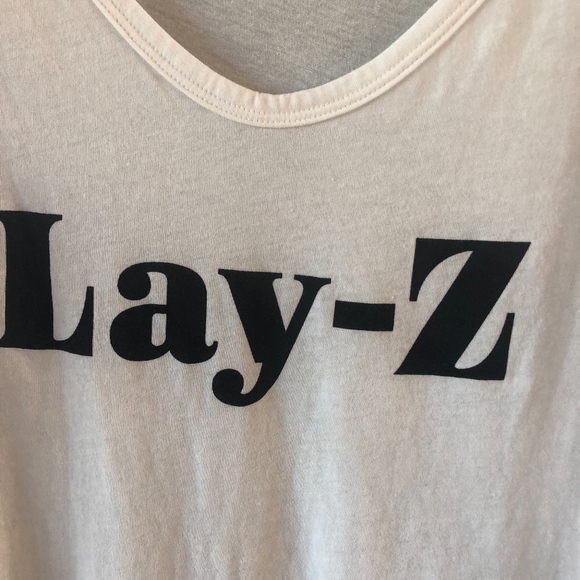 ❤️Graphic Lay-Z 2Kuhl Scoop neck tee -I7 - Picture 2 of 5